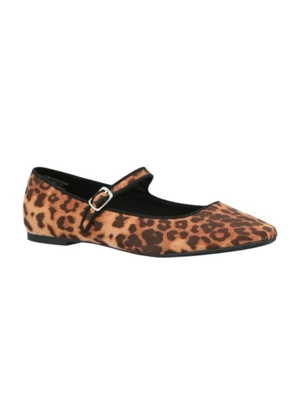 New Time And Tru Women’s Leopard Print  Mary Jane Flats Shoes Size 7 NWT